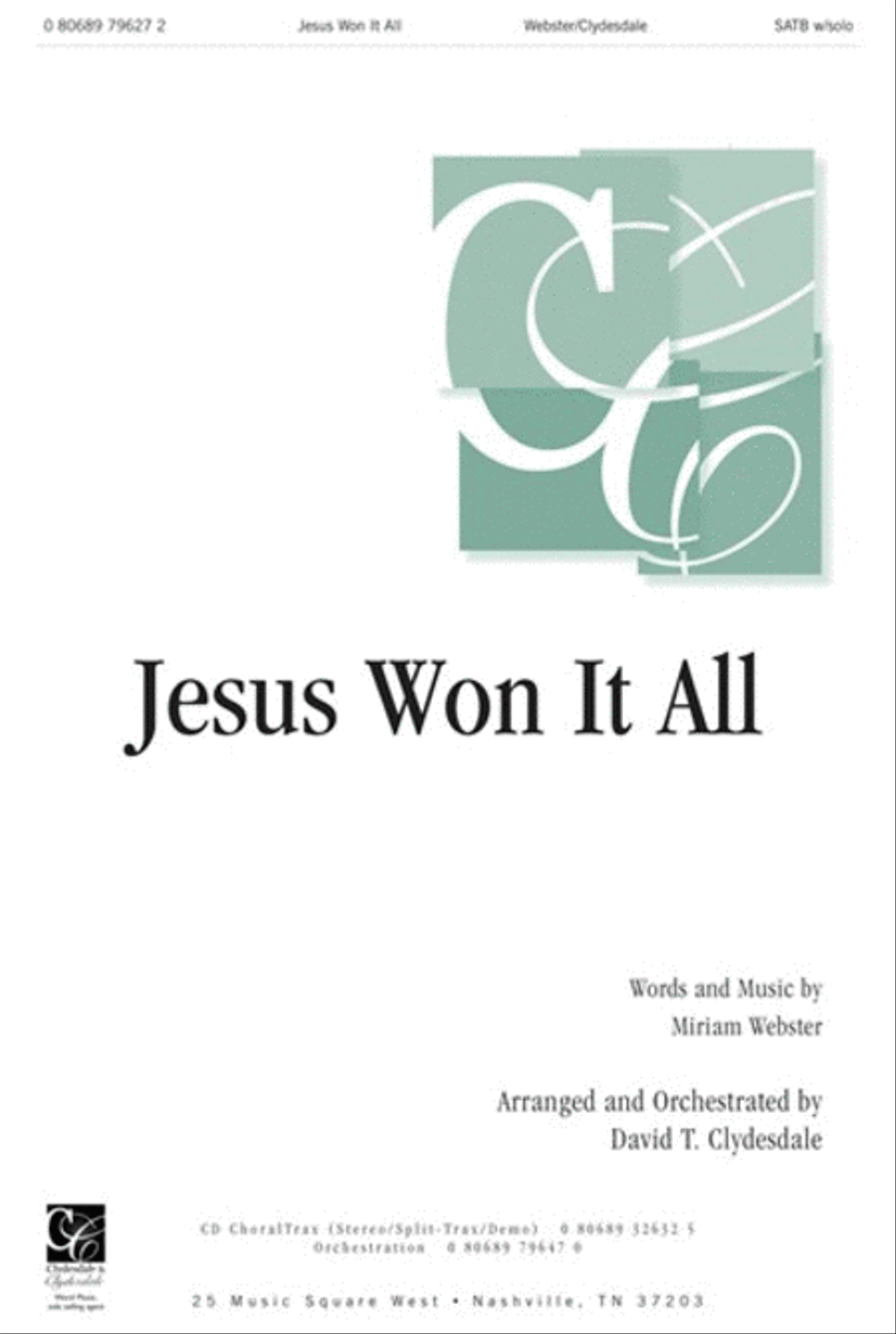 Jesus Won It All - Orchestration