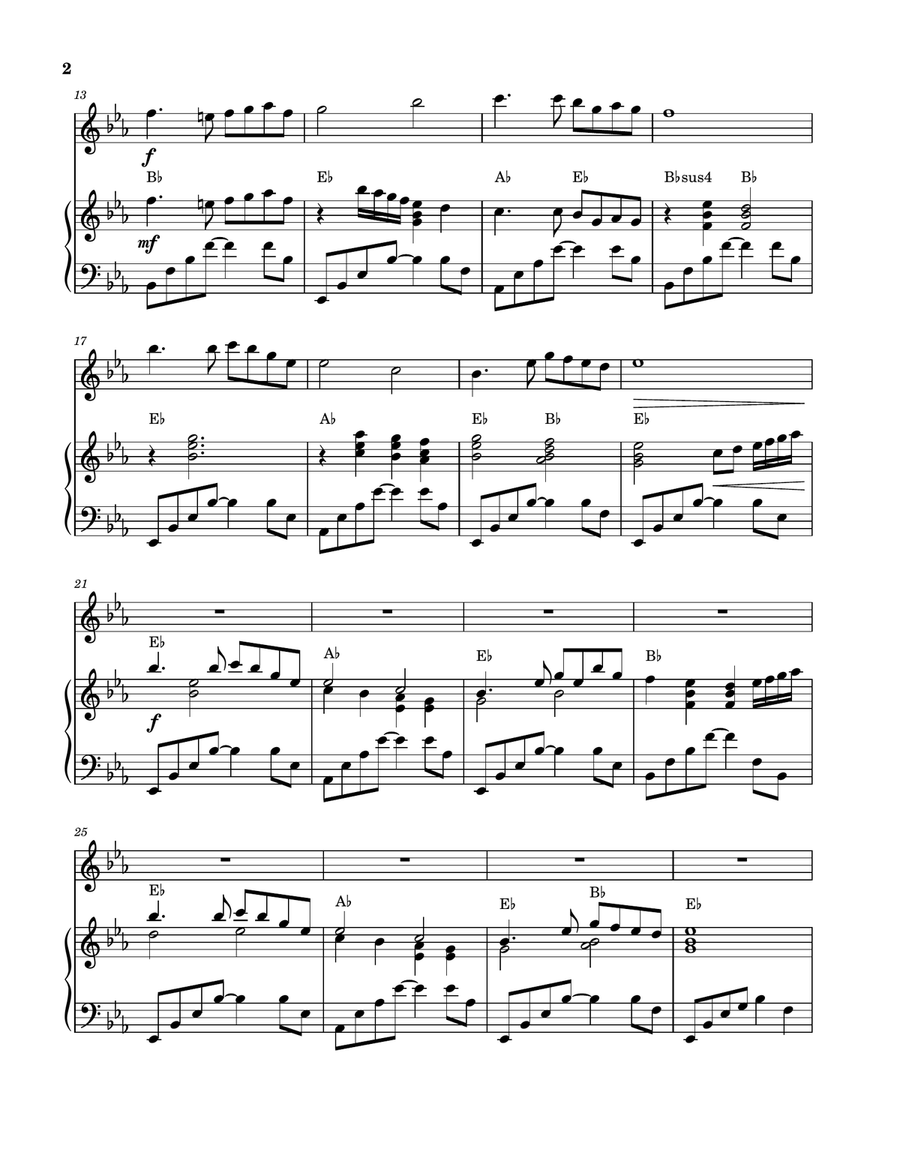 20 Hymns For Flute and Piano (Collection) Flute Solo scores gallery preview page 2