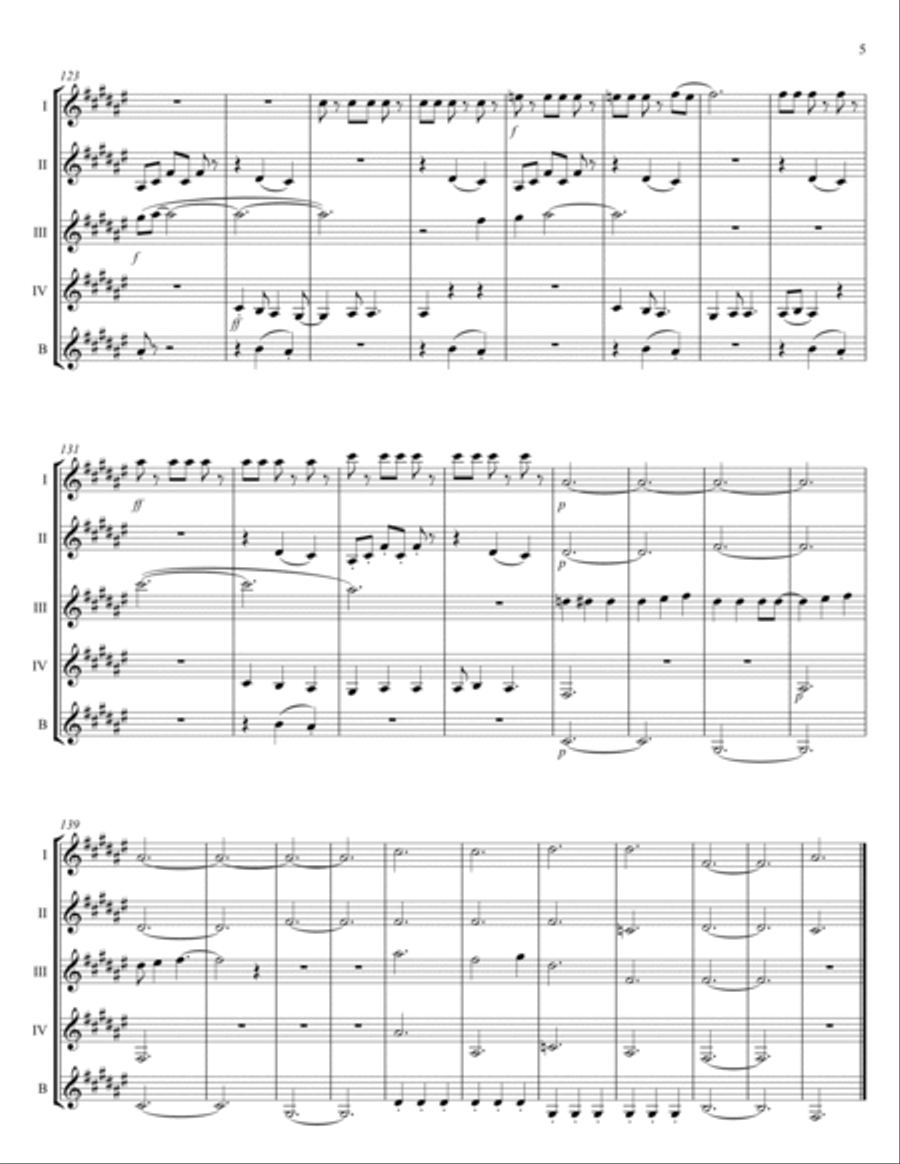 She's Leaving Home Clarinet Quintet scores gallery preview page 5