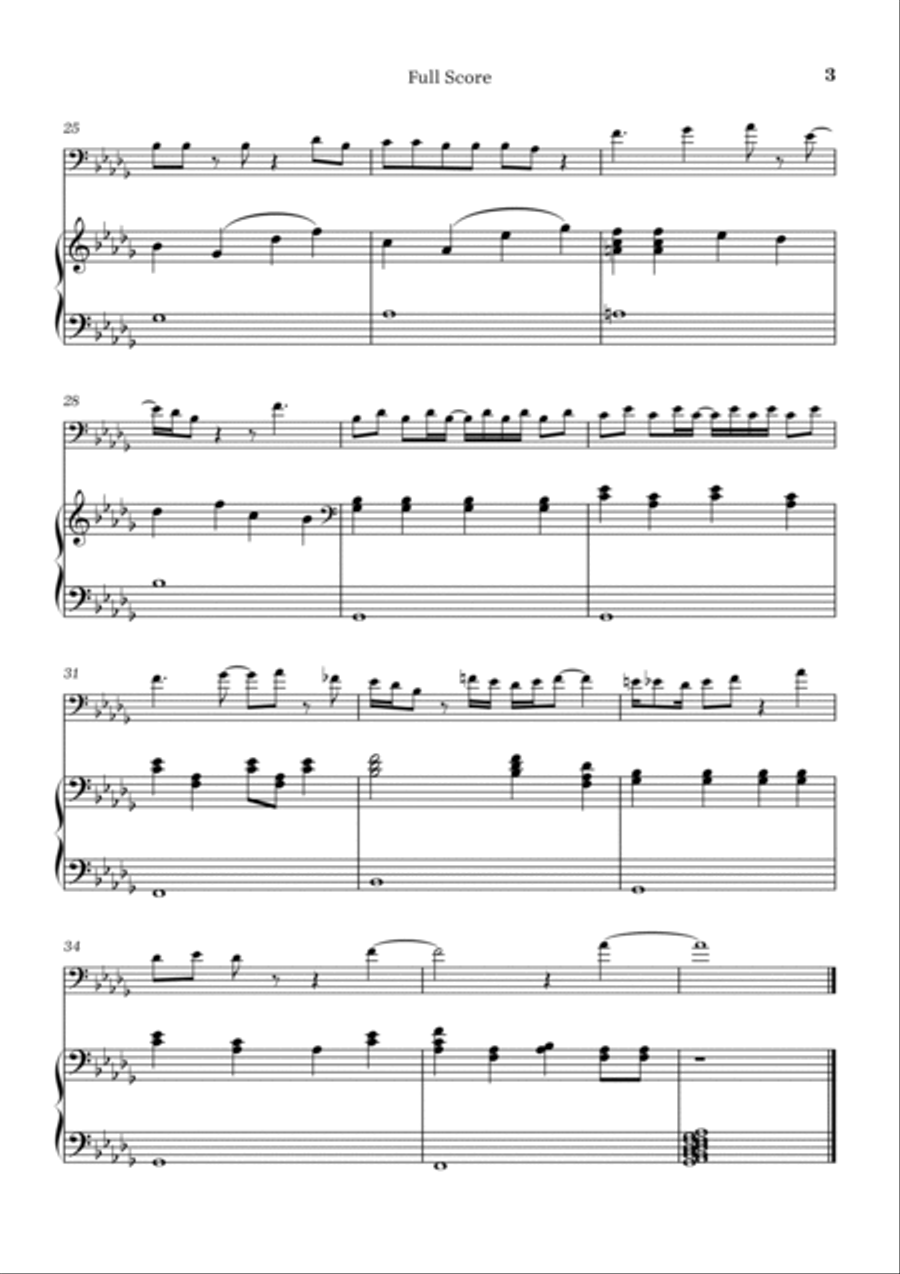 Peaches Piano scores gallery preview page 3