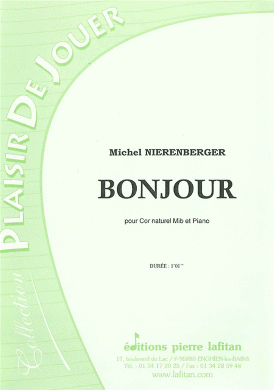 Bonjour Horn scores gallery preview page 1