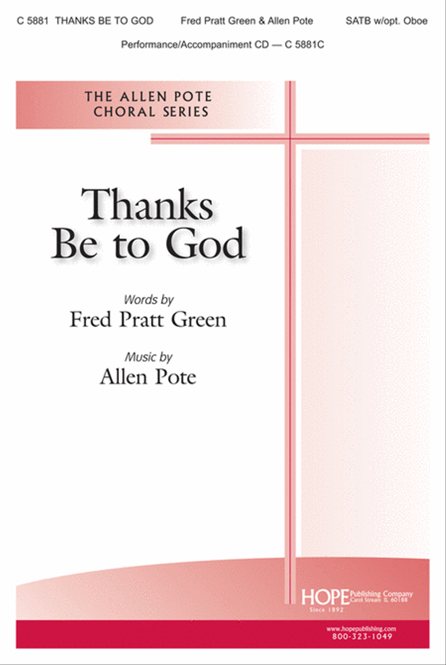 Thanks Be to God 4-Part scores gallery preview page 1