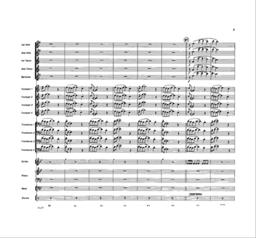One to One Jazz Ensemble scores gallery preview page 9