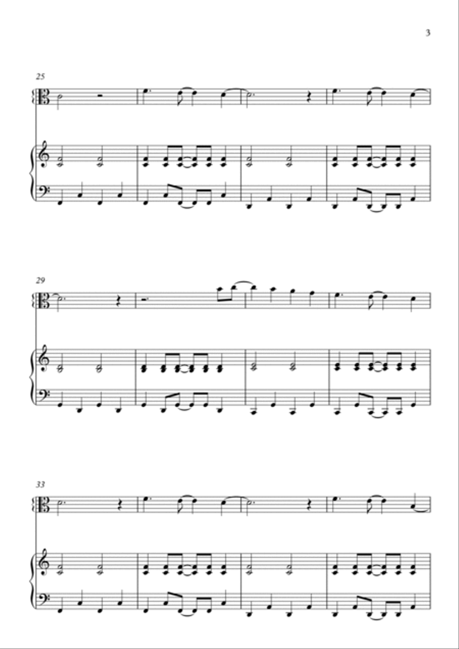 As It Was Viola scores gallery preview page 3