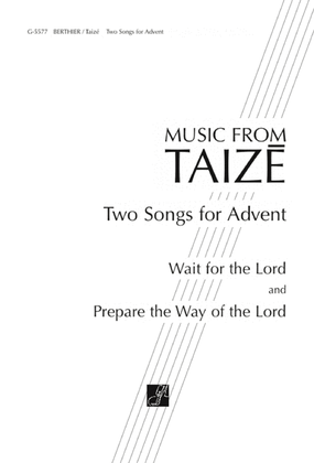 Book cover for Two Songs for Advent