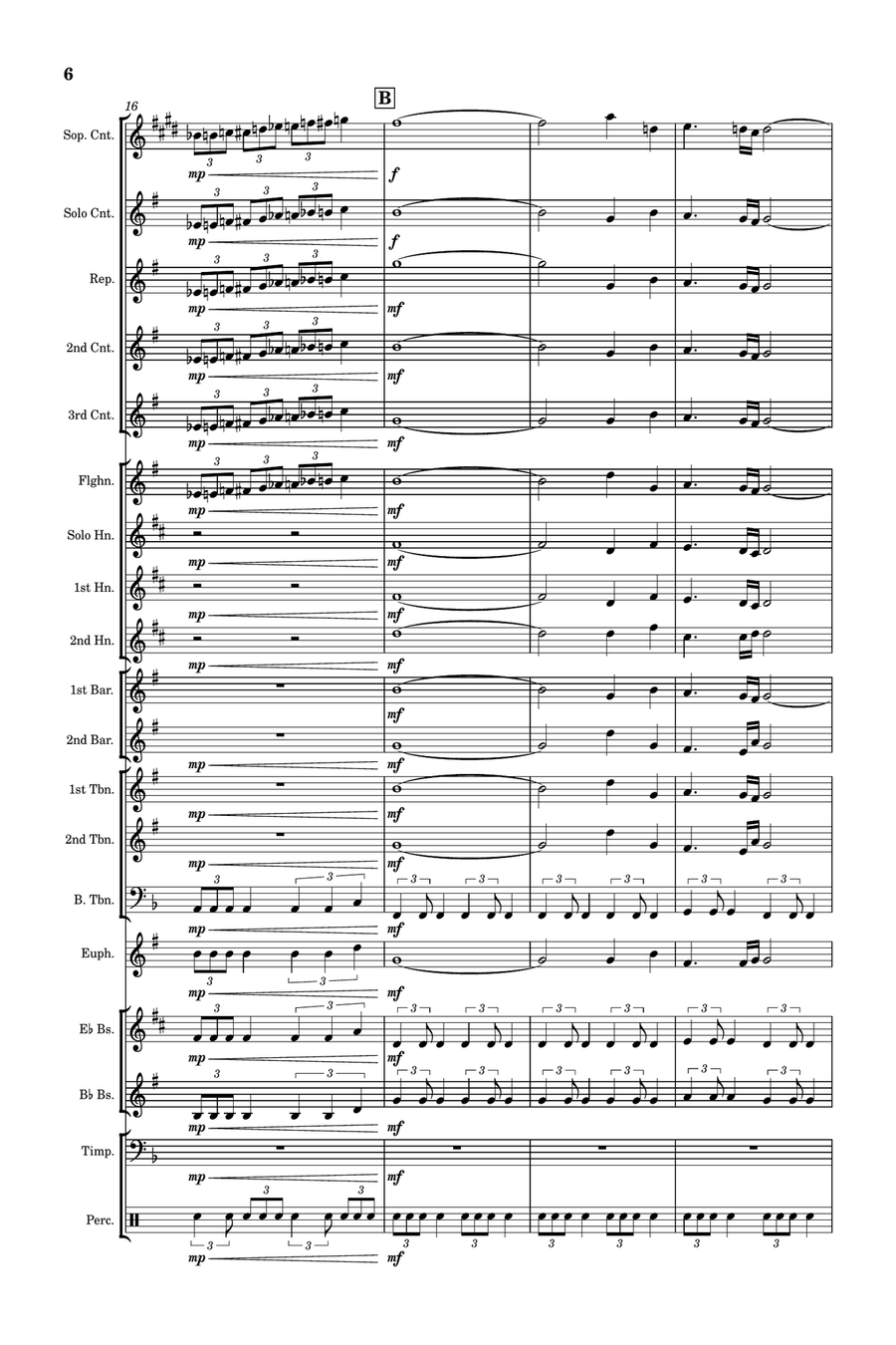 Doctor Who Theme Brass Band scores gallery preview page 6