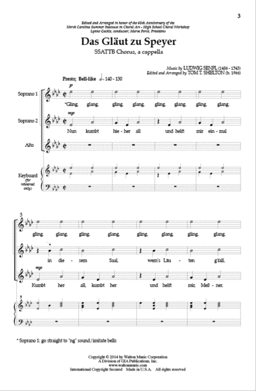 Das Gläut Zu Speyer Choir scores gallery preview page 2