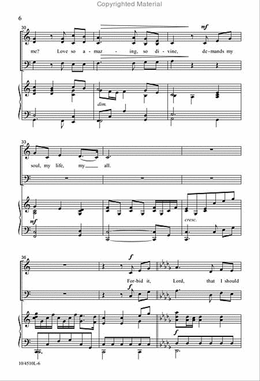 My Life, My All 3-Part scores gallery preview page 5