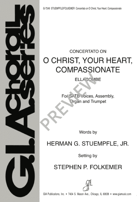 O Christ, Your Heart, Compassionate