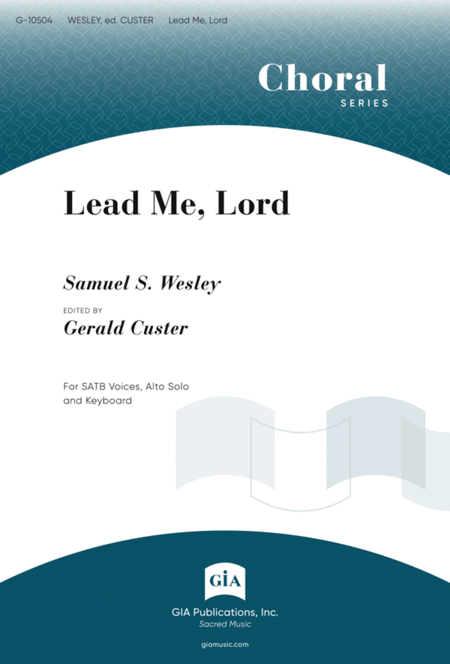 Lead Me, Lord Lead Me, Lord 4-Part scores gallery preview page 1