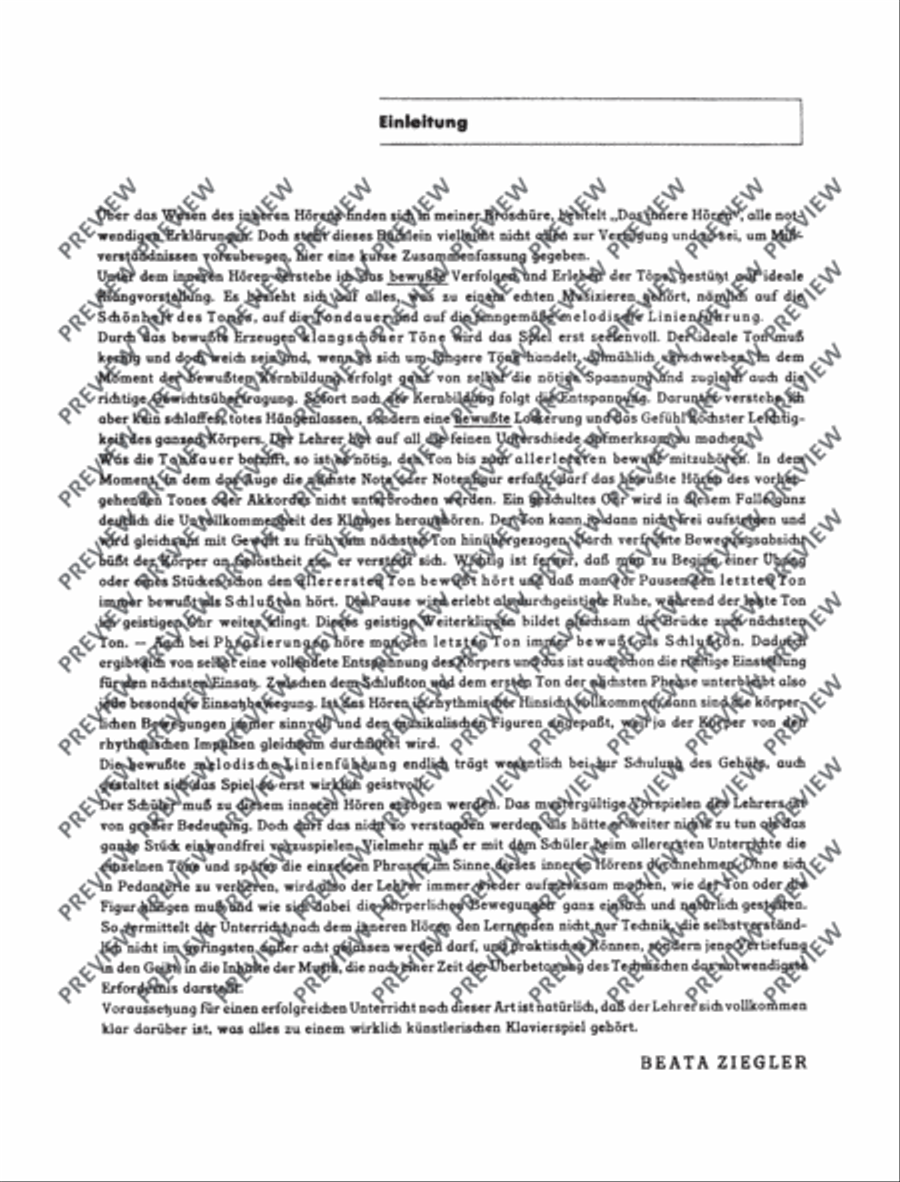 Das innere Hören Piano Method scores gallery preview page 5