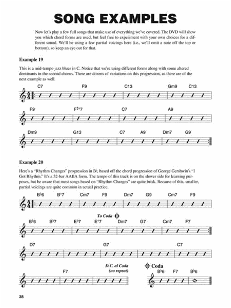 Jazz Guitar Chords Jazz Guitar Chords Electric Guitar scores gallery preview page 7