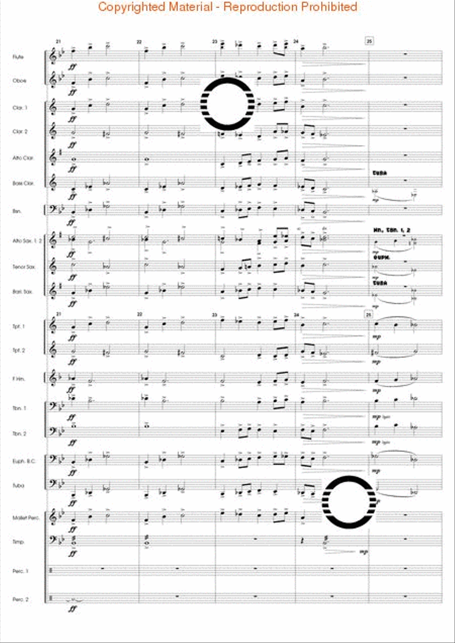 Peer Gynt Suite No. 1 Concert Band scores gallery preview page 14