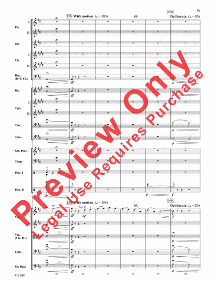 Led Zeppelin Reunion Led Zeppelin Reunion Full Orchestra scores gallery preview page 40
