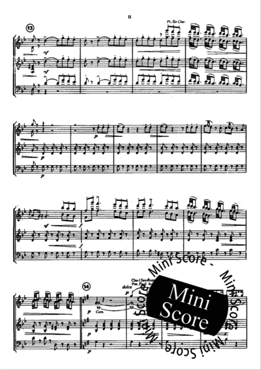 Il Barbiere Di Sivigla Concert Band scores gallery preview page 15