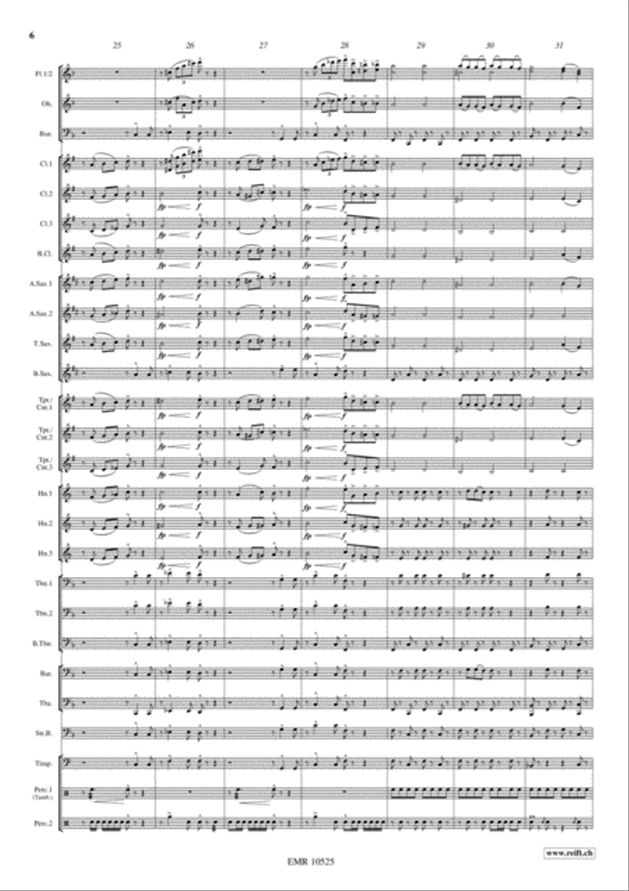 Swanee Concert Band scores gallery preview page 7