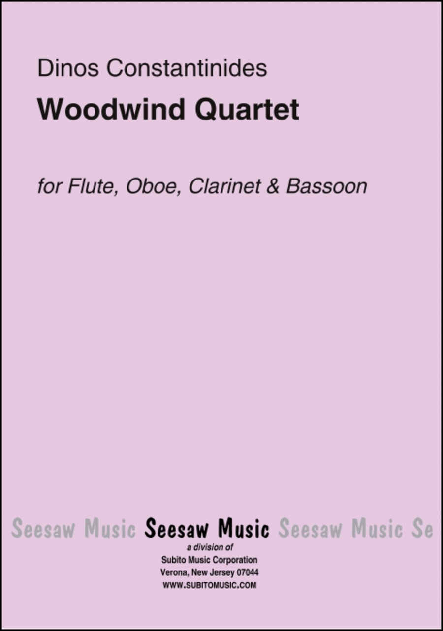 Woodwind Quartet Set of Parts scores gallery preview page 1