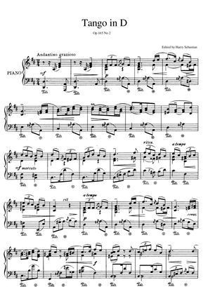 Isaac Albéniz - Tango in D, Op. 165, No. 2