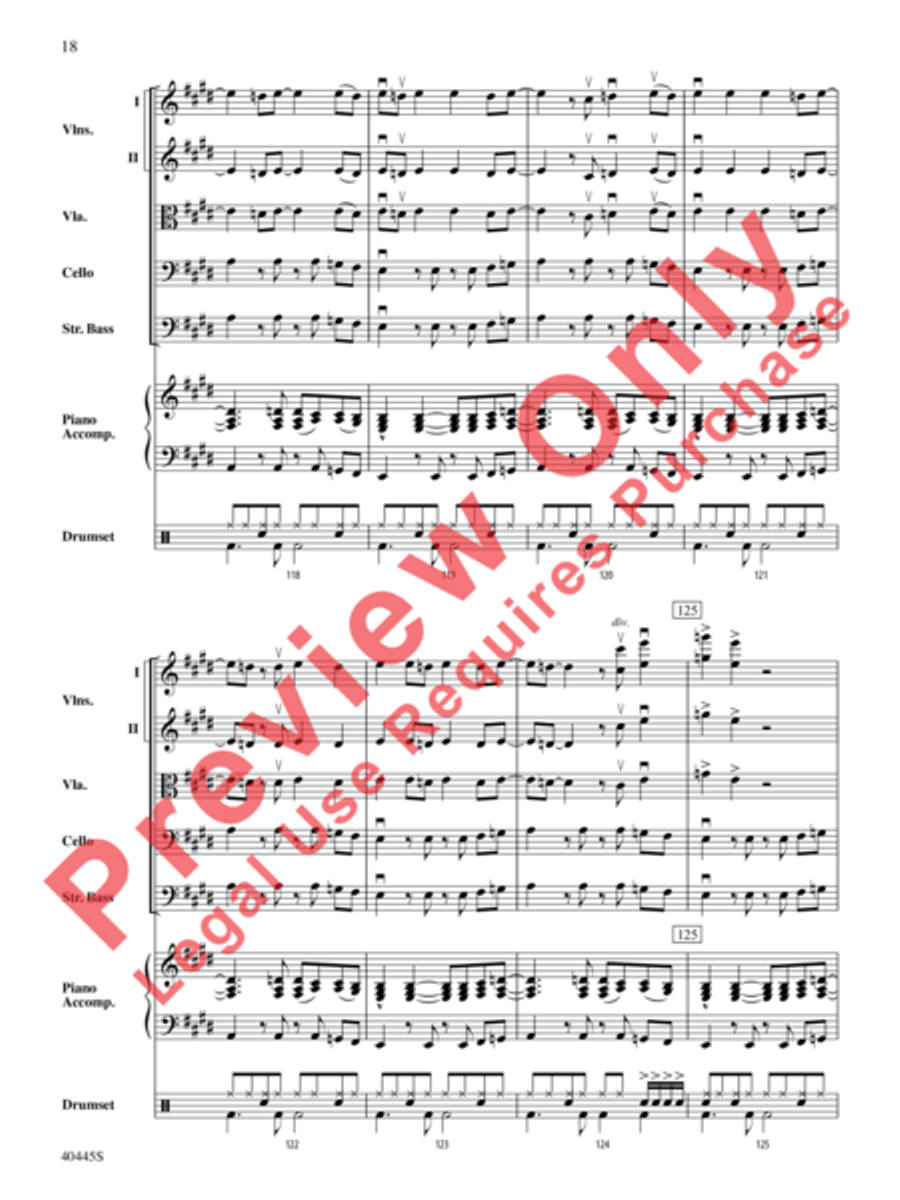 The Rolling Stones on Tour String Orchestra scores gallery preview page 19