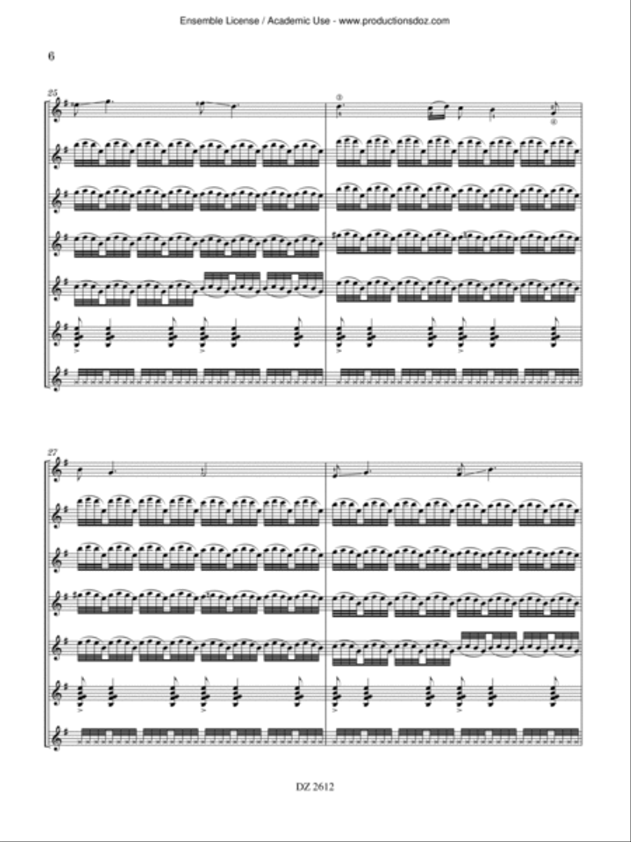 Effets mer Effets mer Classical Guitar scores gallery preview page 6