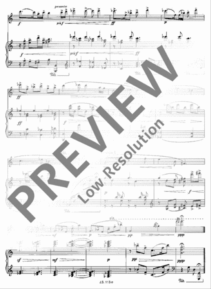 Romance Flute Solo scores gallery preview page 3