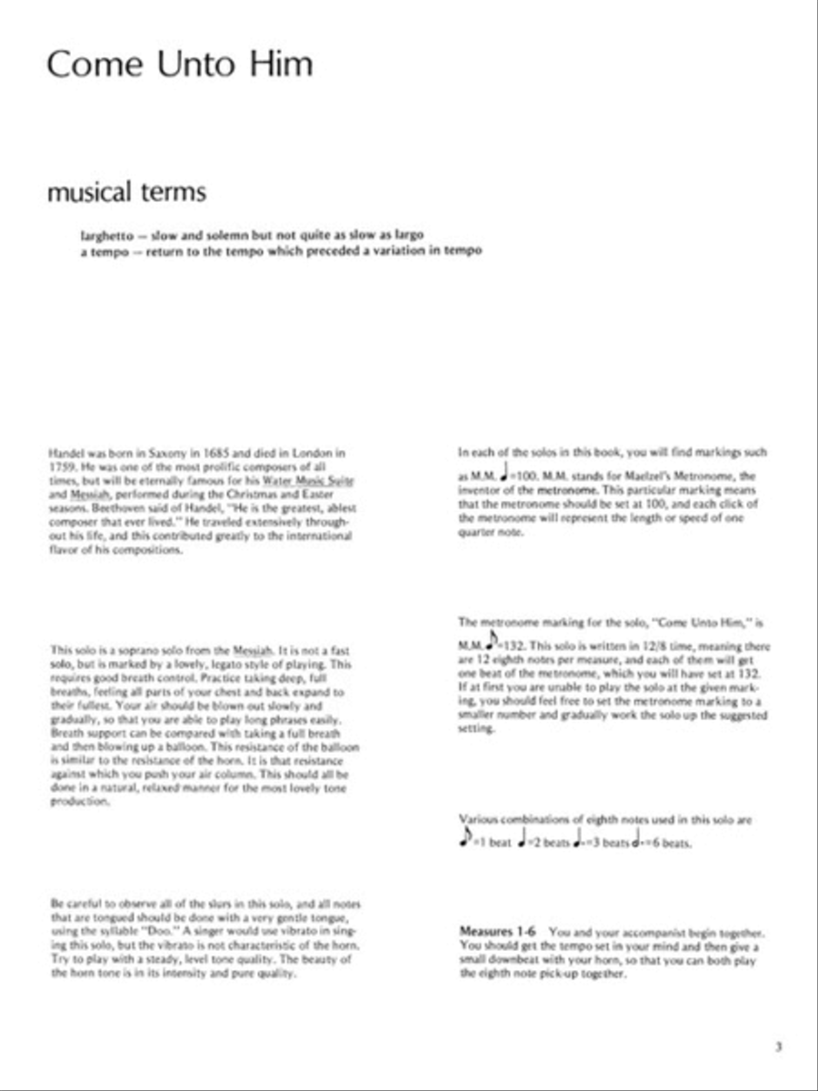 Master Solos Intermediate Level – French Horn Horn scores gallery preview page 5