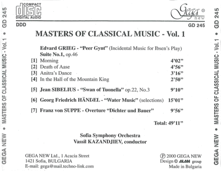 V1: Masters Of Classical Music