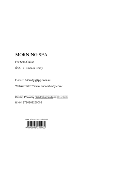 MORNING SEA - Solo Guitar Classical Guitar - Digital Sheet Music