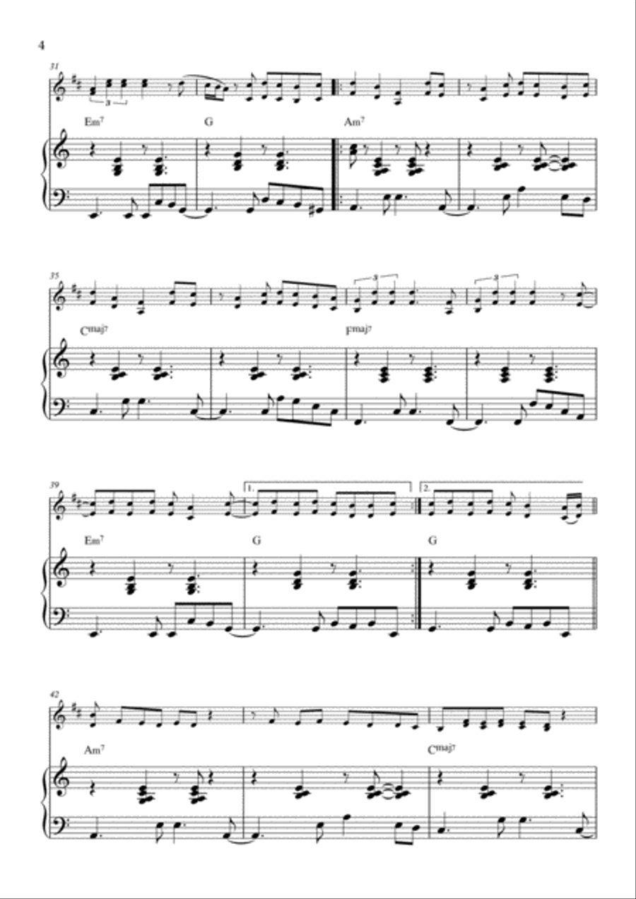Senorita Clarinet Duet scores gallery preview page 4