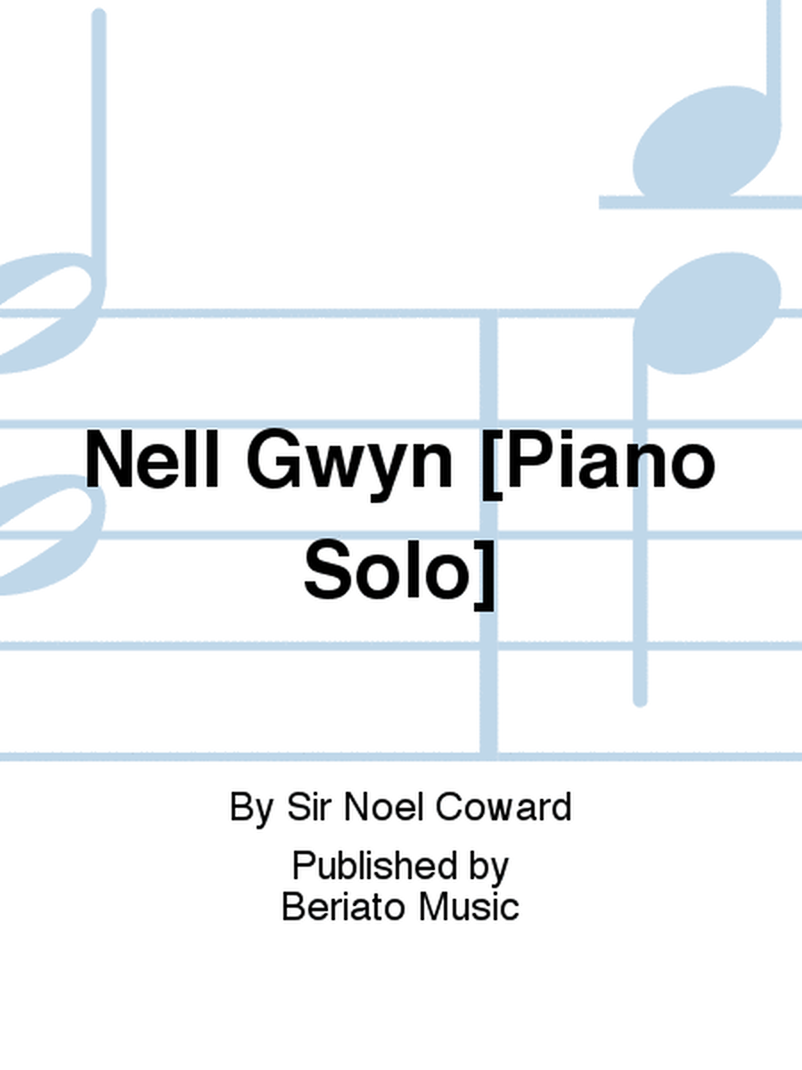 Nell Gwyn [Piano Solo]