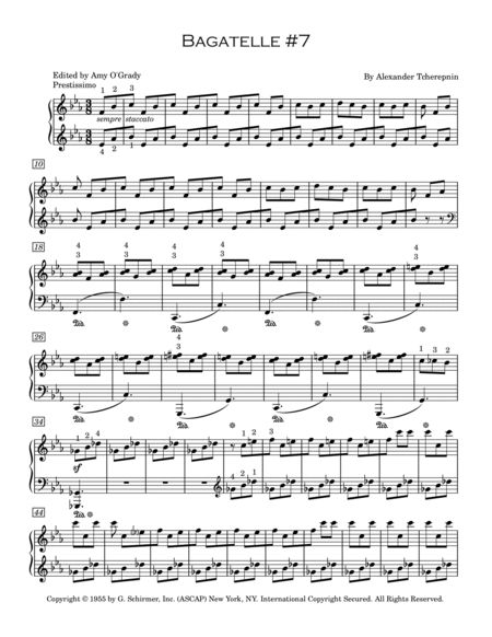 Bagatelle, Op. 5, No. 7