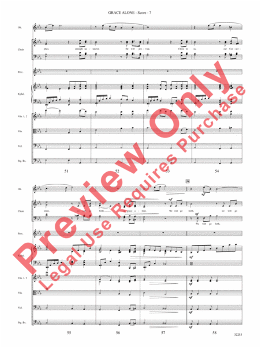Grace Alone Grace Alone Choir scores gallery preview page 8