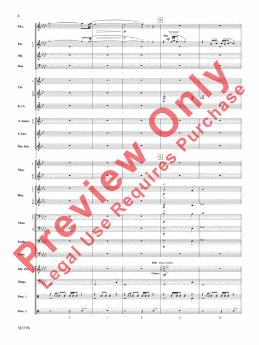Vision Quest Concert Band scores gallery preview page 5