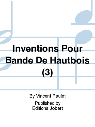 Inventions Pour Bande De Hautbois (3)