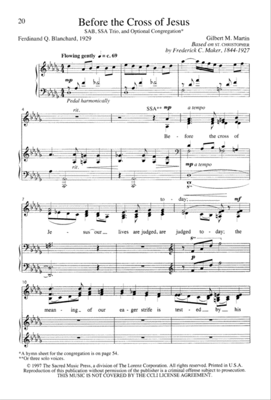 Christ the Crucified Christ the Crucified 3-Part scores gallery preview page 22