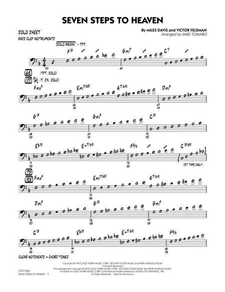 Seven Steps To Heaven - Bass Clef Solo Sheet