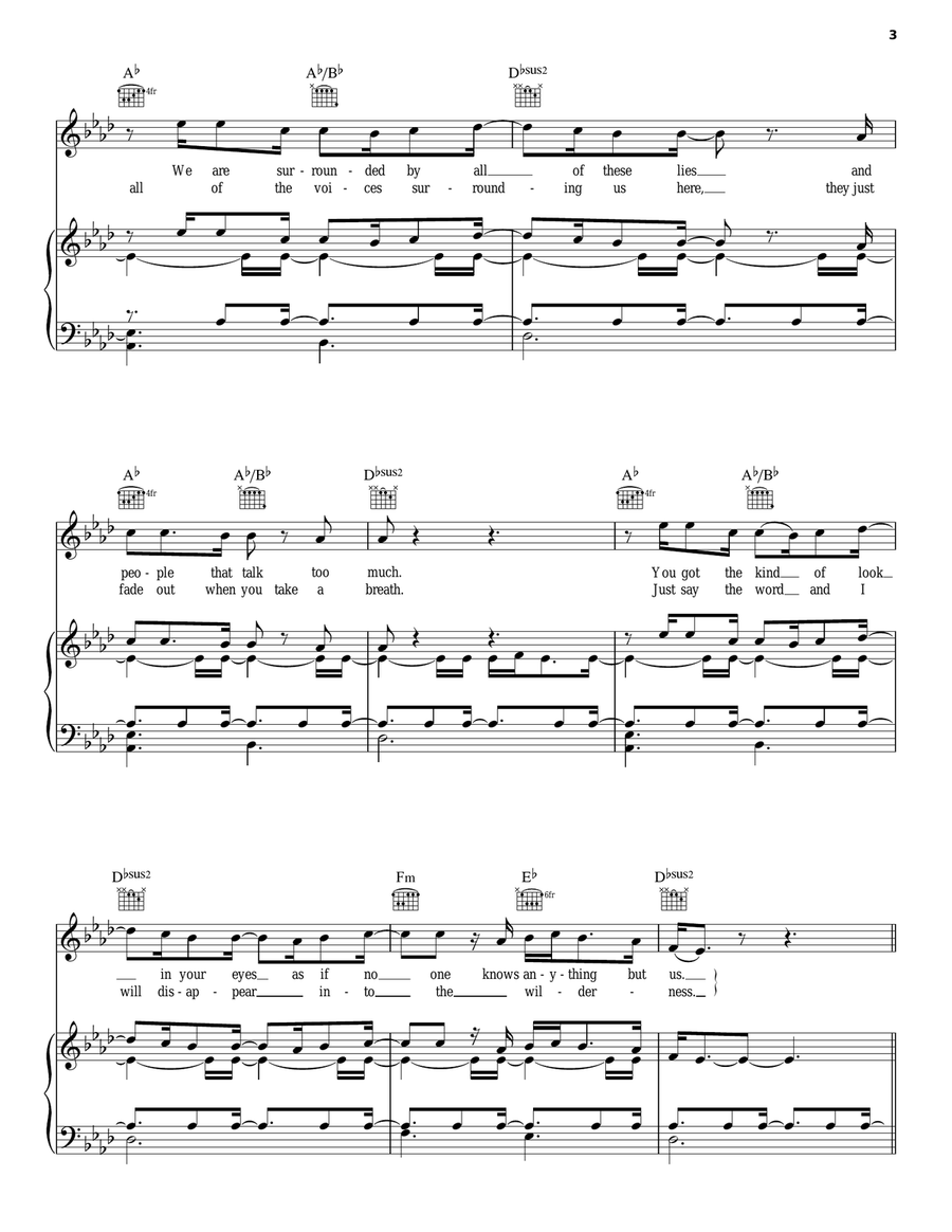Tenerife Sea Tenerife Sea Acoustic Guitar scores gallery preview page 3