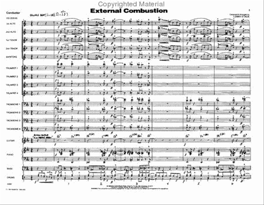 External Combustion Jazz Ensemble scores gallery preview page 2