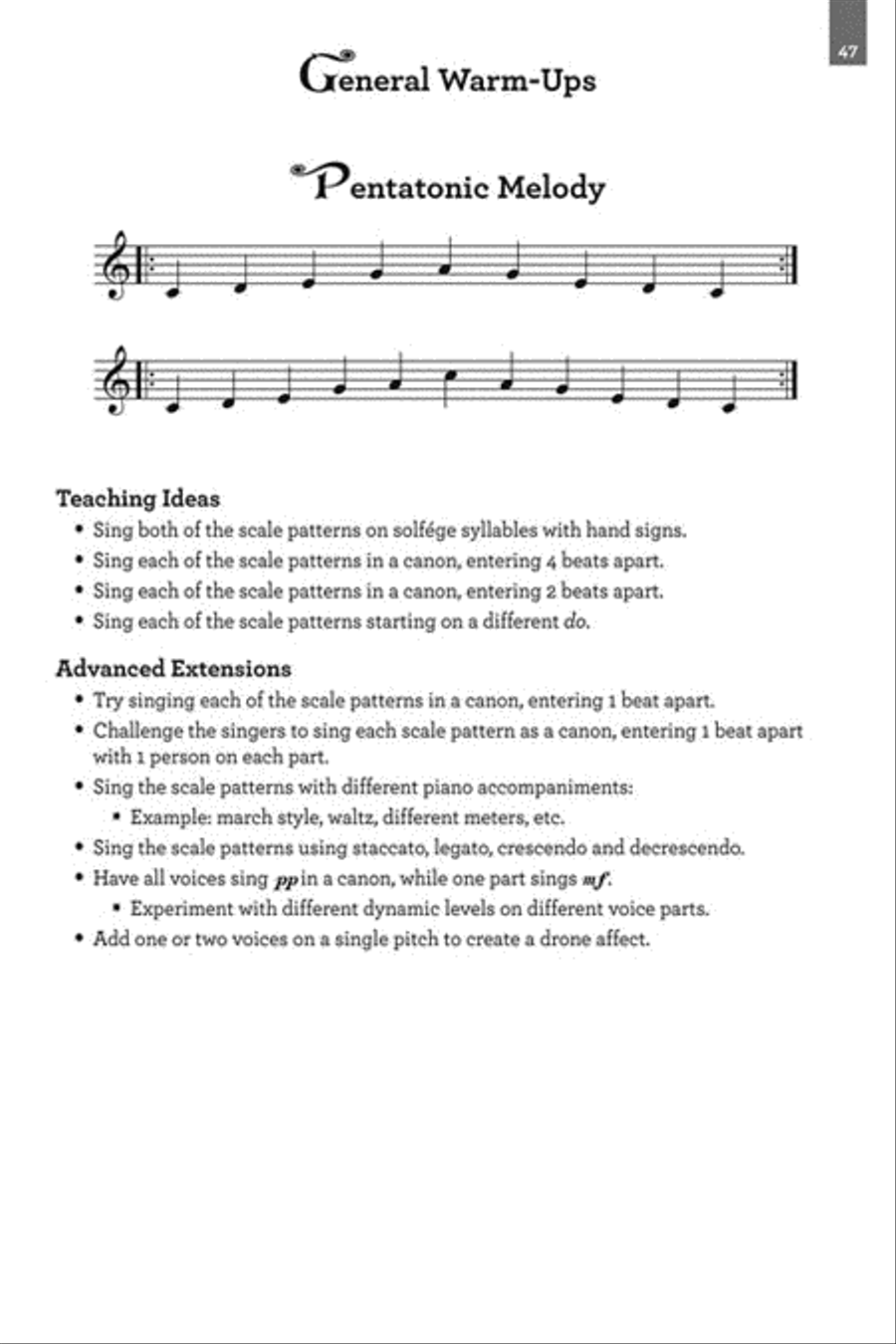 Wander the World with Warm-Ups Choir scores gallery preview page 7