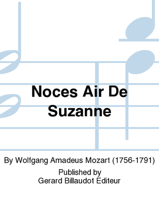 Book cover for Noces Air De Suzanne