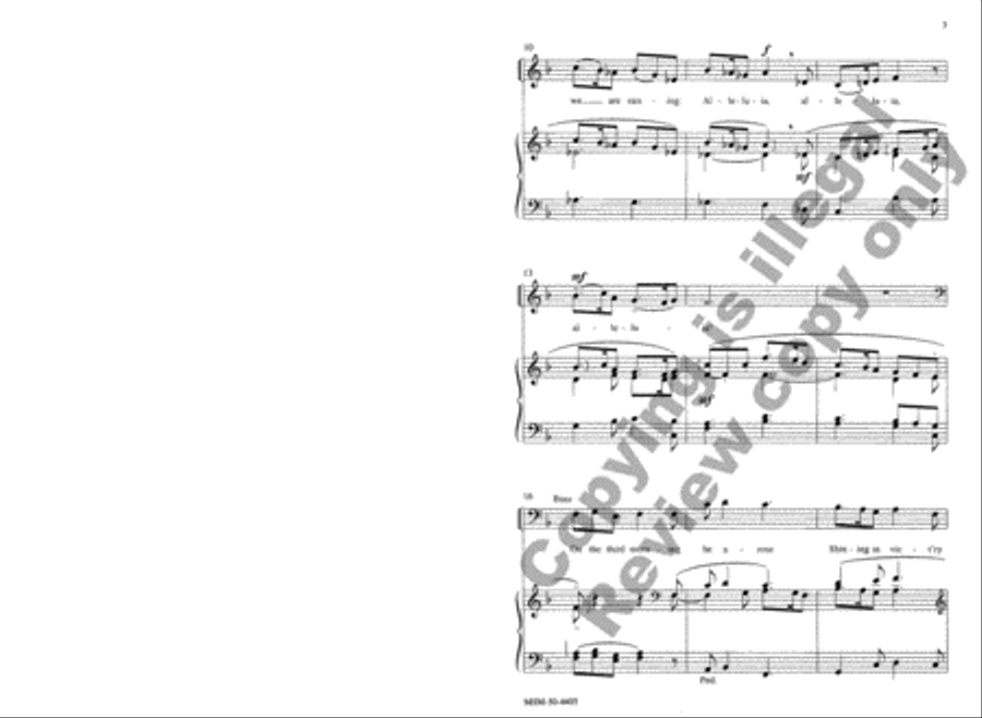 O Risen Lord O Risen Lord 3-Part scores gallery preview page 3