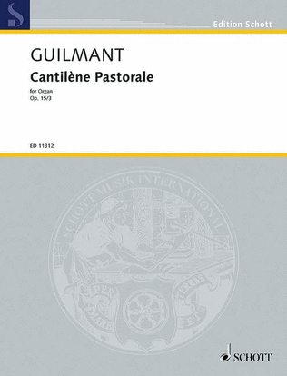 Book cover for Cantilène Pastorale