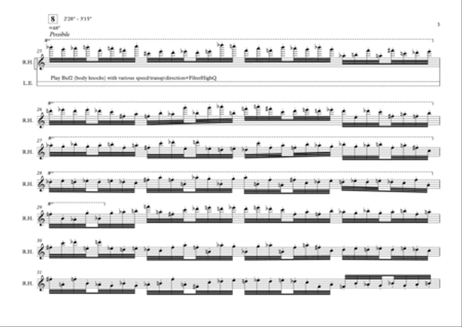 Diffused Gestures for Accordion & Live Electronics Accordion scores gallery preview page 6