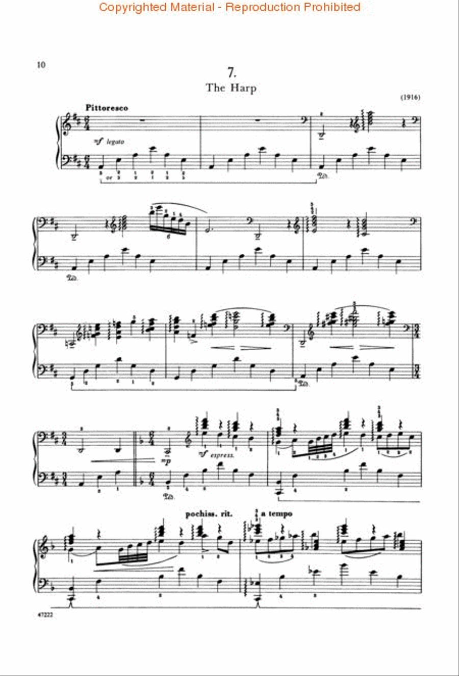 Visions Fugitives, Op. 22 Piano Solo scores gallery preview page 3