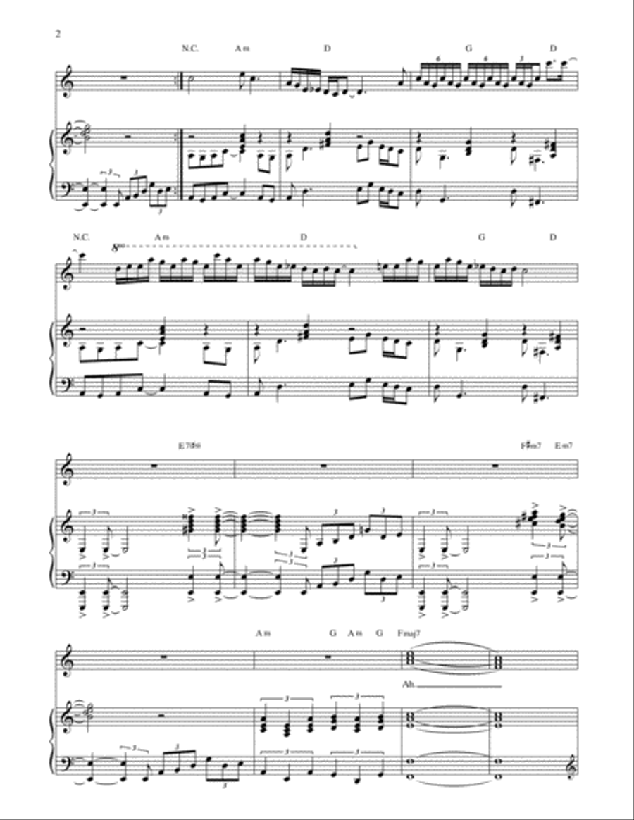 Carry On Wayward Son Voice scores gallery preview page 2