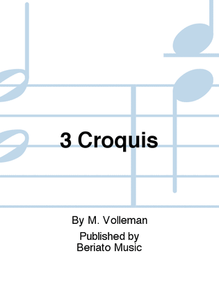 Book cover for 3 Croquis