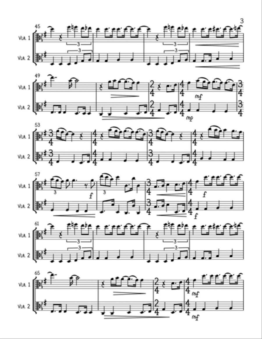 All You Need Is Love All You Need Is Love String Duet scores gallery preview page 3