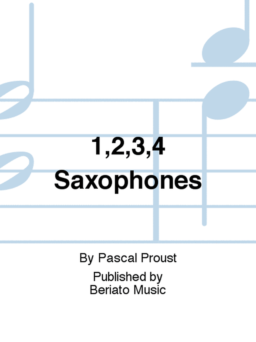 1,2,3,4 Saxophones