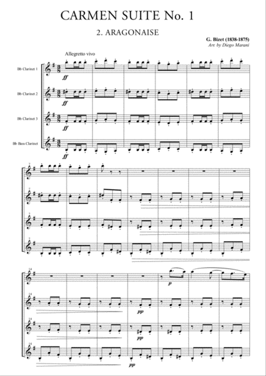 Prelude & Aragonaise from 