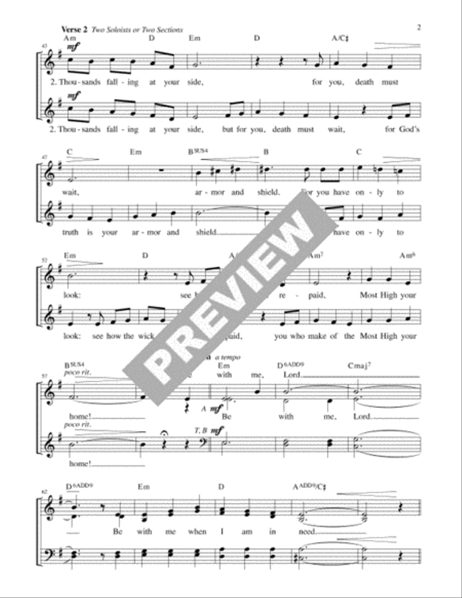 Be with Me, Lord - Guitar edition Guitar scores gallery preview page 2